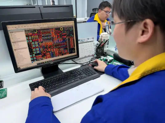 High-quality embedded system design with advanced PCB layouts for electronics projects.