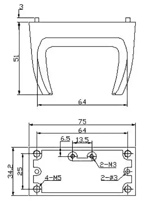 Quality magnetic cradle C06 designed for secure holding and easy access in industrial applications. Compatible with various devices, featuring precise dimensions for optimal fit and durability.