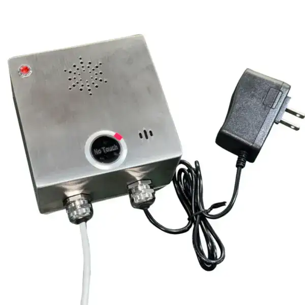 Handsfree No Touch Cleanroom Telephone JWAT403P for hygienic communication in cleanroom environments.