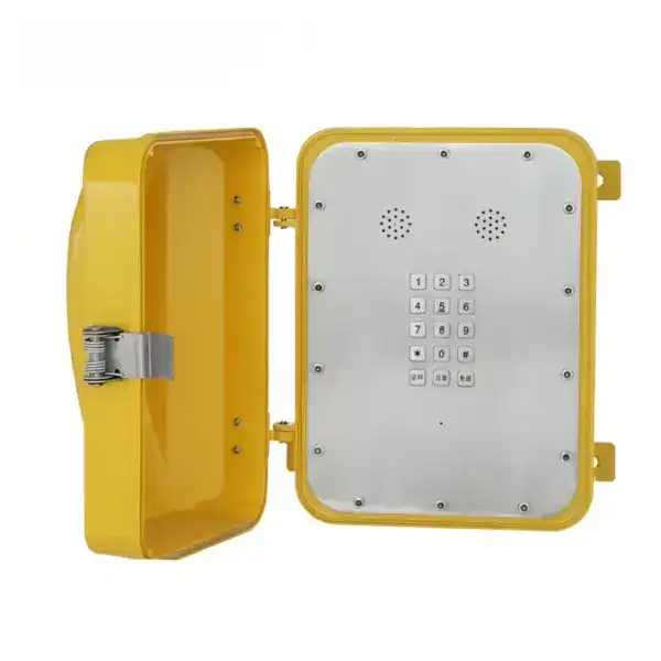 Mounted Speakerphone with Keypad for Business Communication.