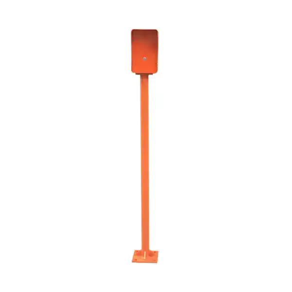 Emergency roadside telephone for highway safety.