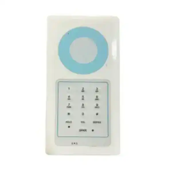 Waterproof ABS plastic intercom emergency telephone JWAT419 with numeric keypad and speaker for secure communication in critical situations.