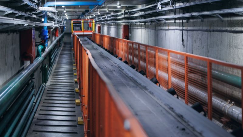 an undergorund mining belt that requires ATEX certified equipment