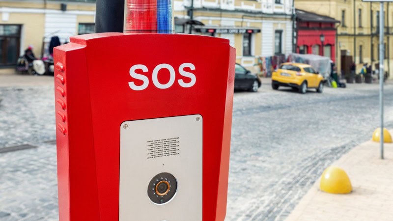 a smart call point that has visual and audio two-way communication function