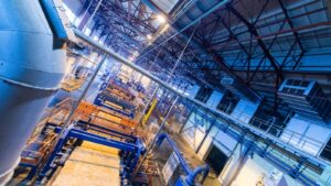 a factory that needs industrial PA system for safety management