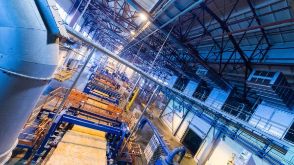 a factory that needs industrial PA system for safety management
