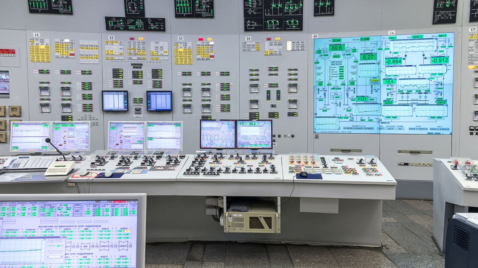 an industrial central control room with IP dispatch