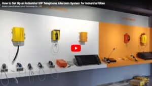 a video tutorial of setting up industrial sip telephones
